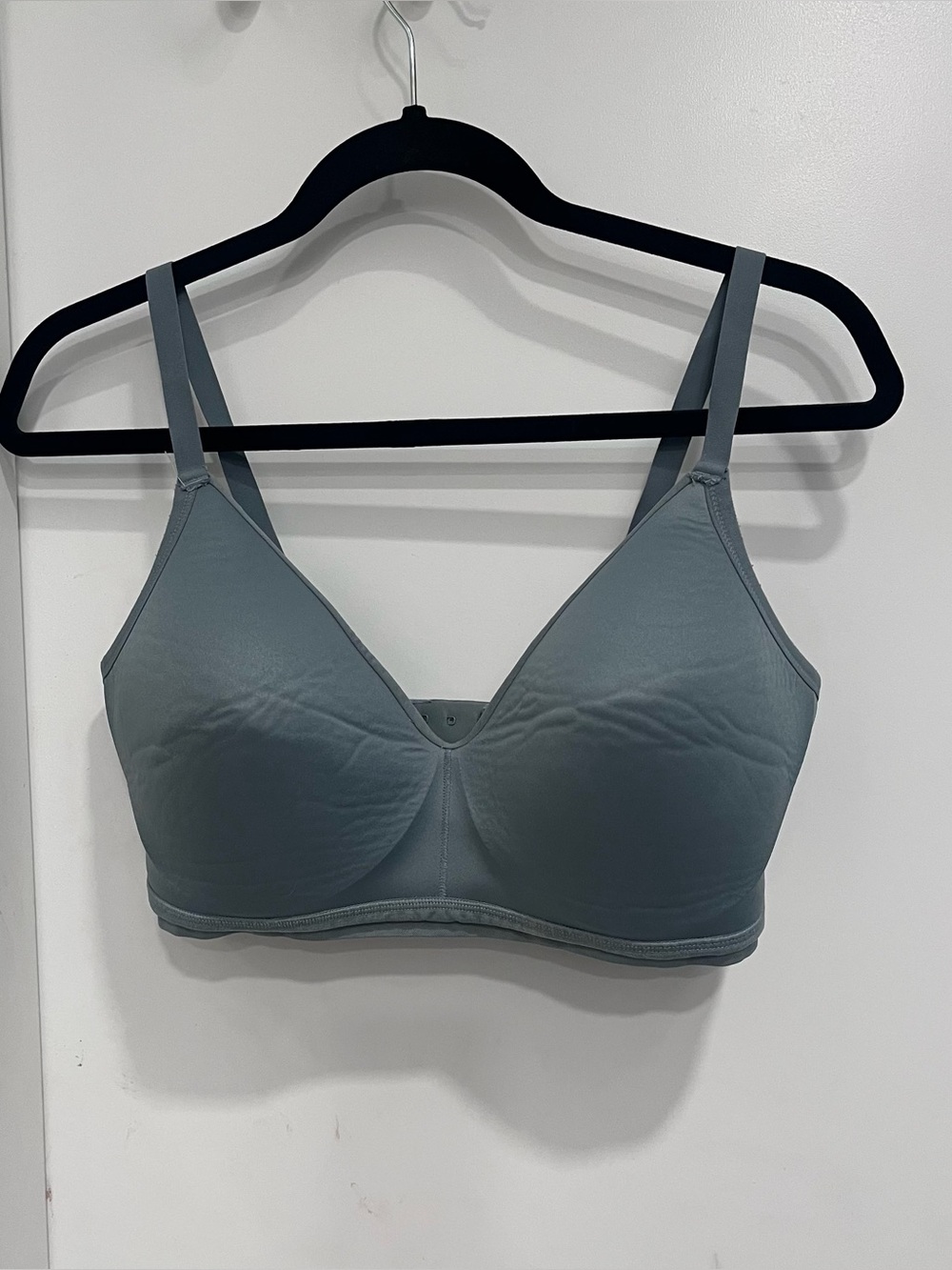 ThirdLove 24/7 Classic Wireless Bra Seamless Maternity Nursing Bra XL+ Blue